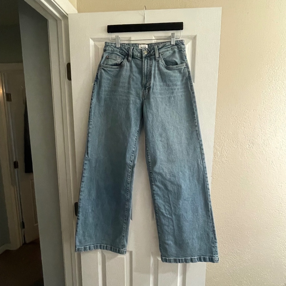 Hudson Jolene High Waist Wide Leg Jeans
